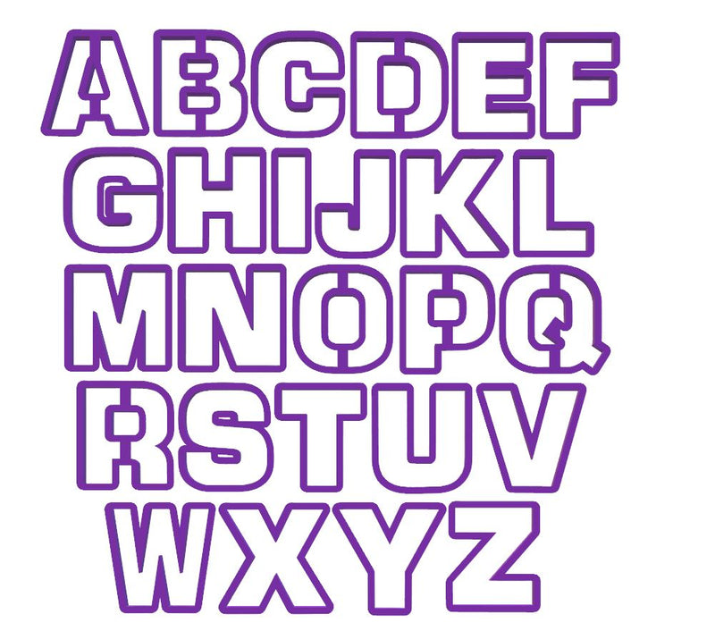 Letters Cookie Cutter Set (Full Alphabet)