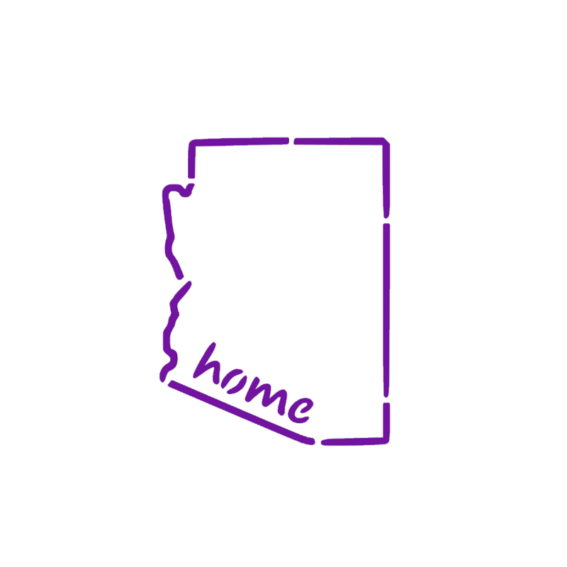Arizona State "home" Stencil
