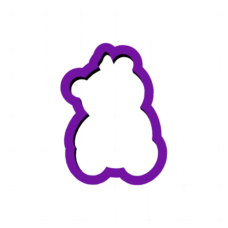 Baby Bear with Bow Cookie Cutter