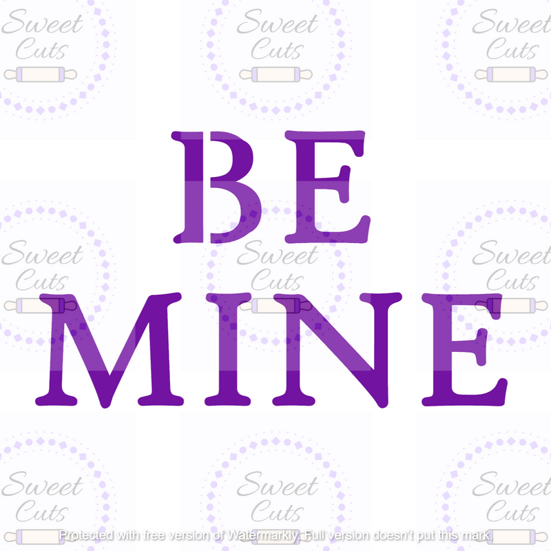 Be Mine Words Valentine&
