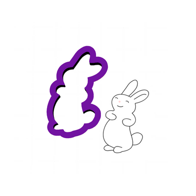 Bunny #3 Cookie Cutter