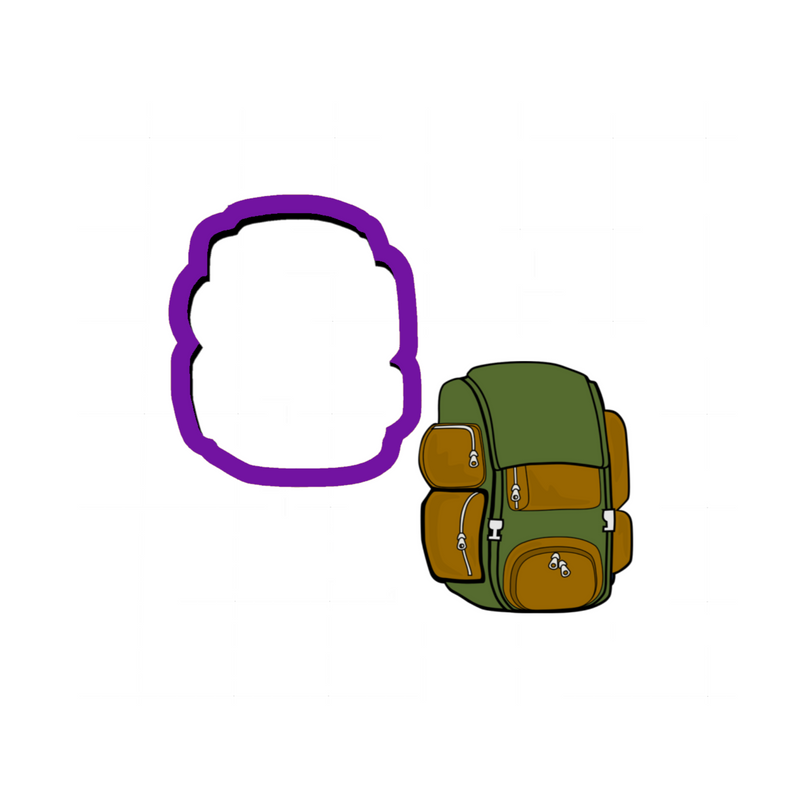 Camping Backpack Cookie Cutter