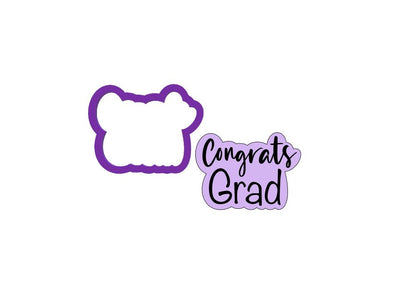 Congrats Grad Graduation Cookie Cutter