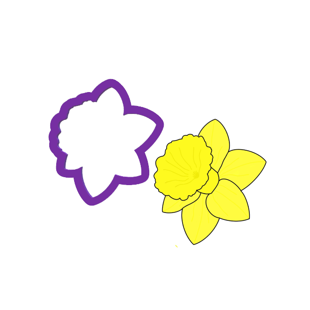 Daffodil Cookie Cutter