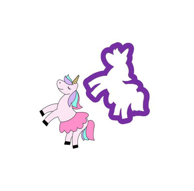 Dancing Unicorn Cookie Cutter