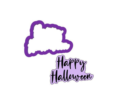 "Happy Halloween" Word #2 Cookie Cutter