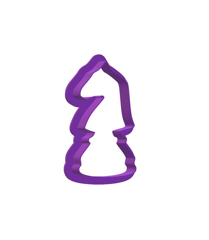 Knight Chess Piece Cookie Cutter