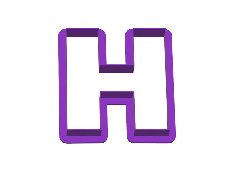 Letter H Cookie Cutter