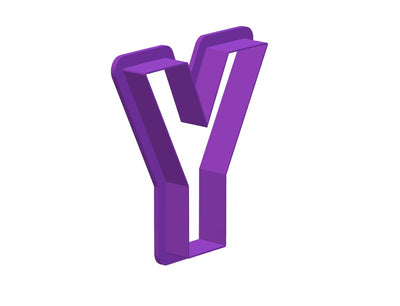 Letter Y Cookie Cutter