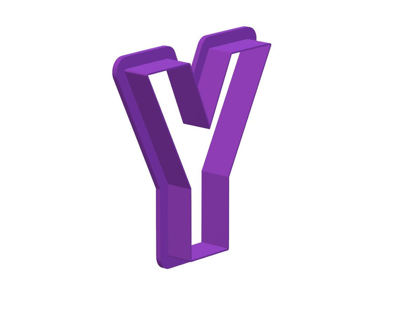 Letter Y Cookie Cutter