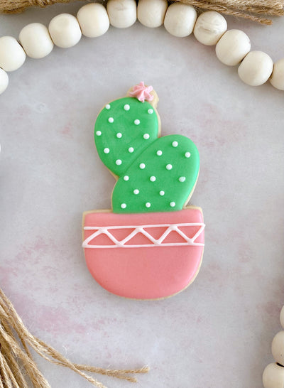 Potted Cactus Cookie Cutter