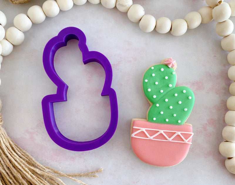 Potted Cactus Cookie Cutter