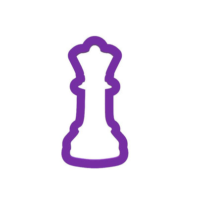 Queen Chess Piece Cookie Cutter
