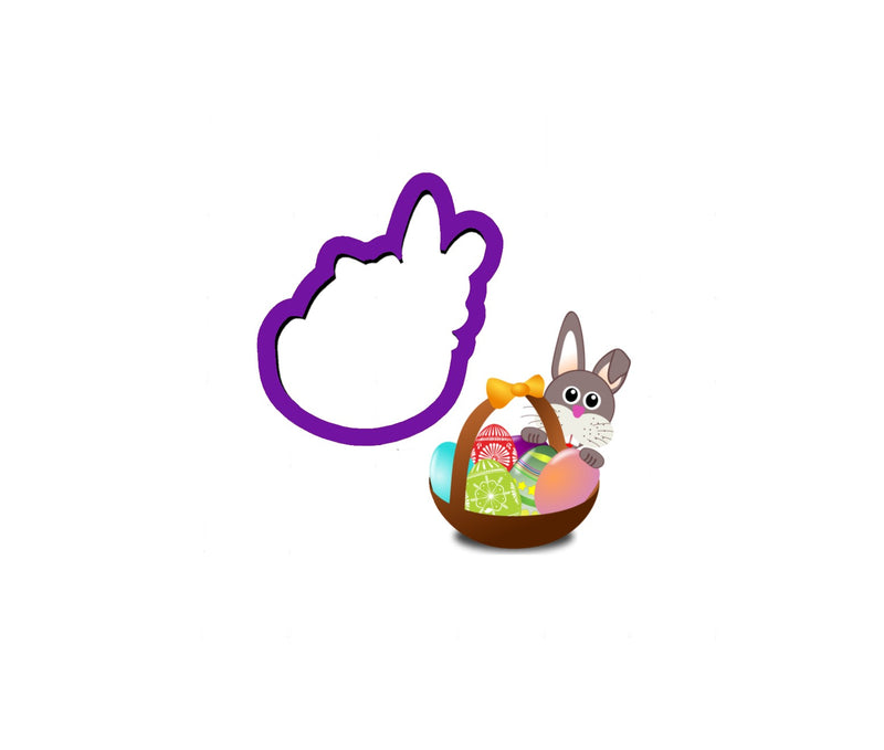 Rabbit with Basket Cookie Cutter