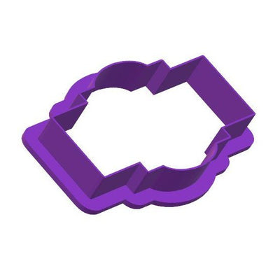 Rectangle Plaque #4 Cookie Cutter