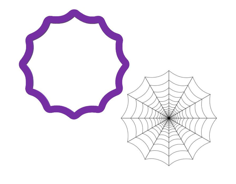 Spiderweb Cookie Cutter - Halloween Cookie Cutters