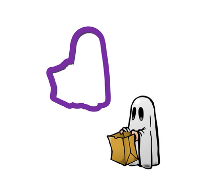Trick or Treat Ghost Cookie Cutter